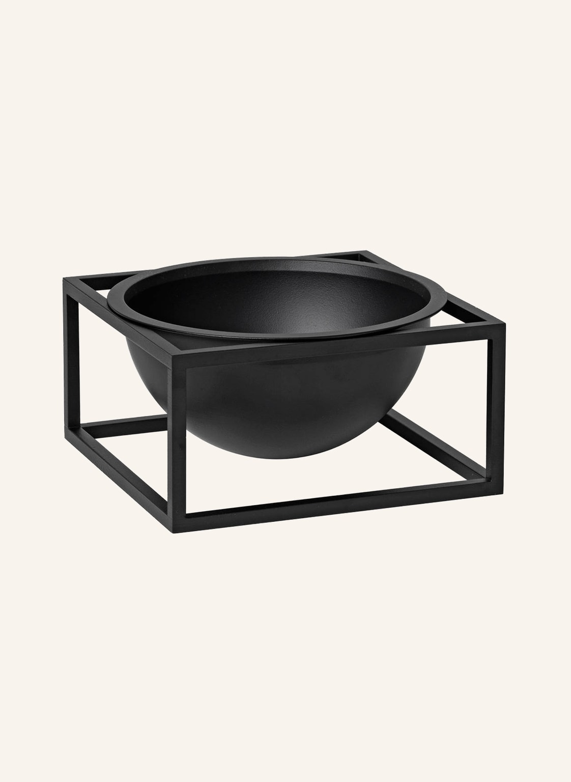 Image of By Lassen Schale Kubus Centerpiece Small schwarz