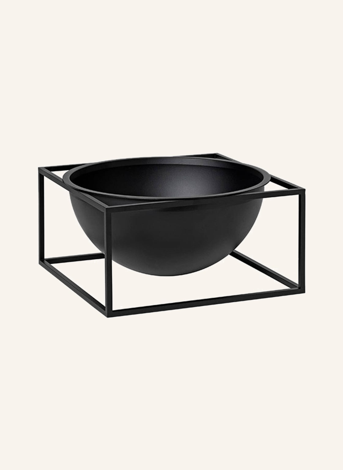 Image of By Lassen Schale Kubus Centerpiece Large schwarz