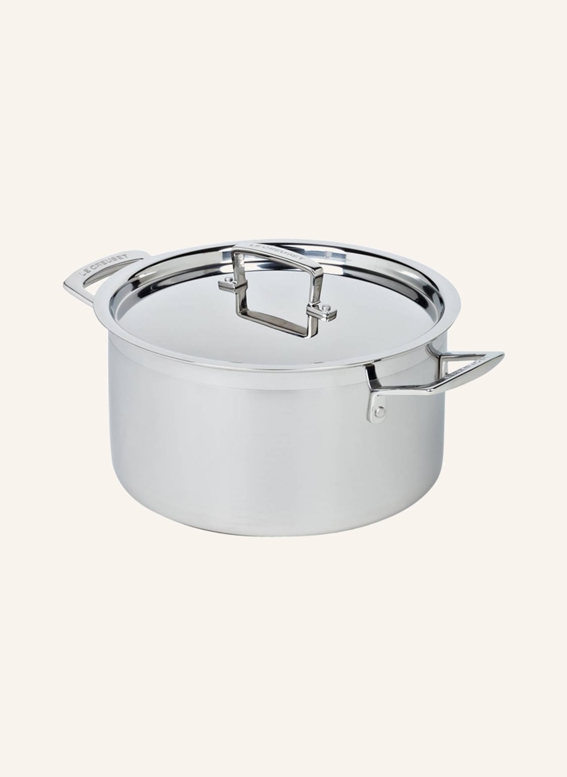 Image of Le Creuset Fleischtopf 3-Ply silber