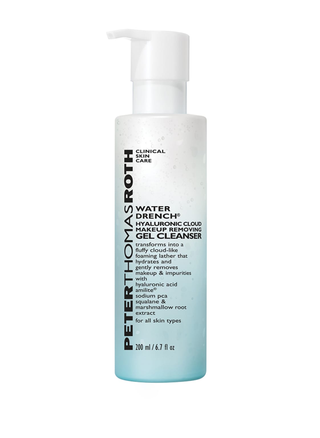 Image of Peter Thomas Roth Water Drench Hyaluronic Cloud Make Up Remover 200 ml