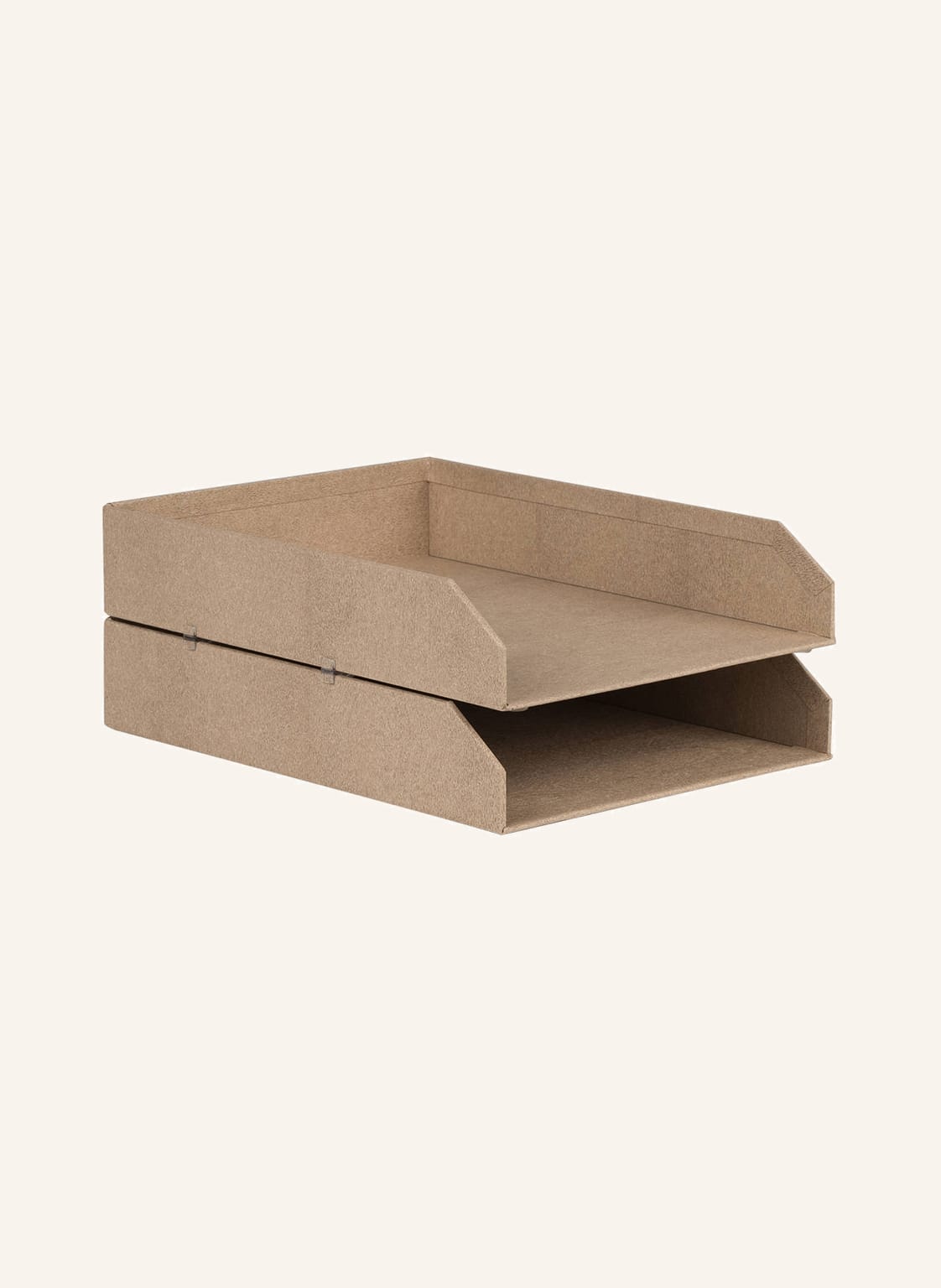 Image of Bigso Box Of Sweden 2er-Set Dokumentenablage Hakan beige