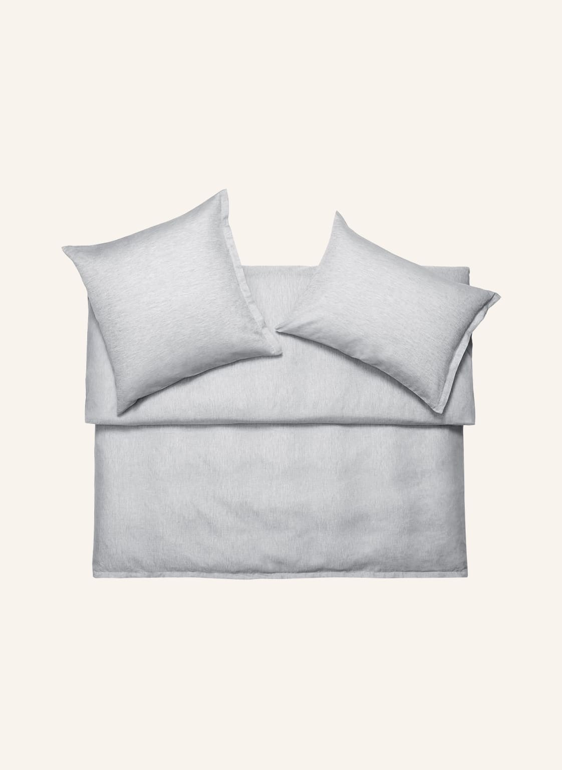 Image of Schlossberg Bettbezug Levin Aus Leinen grau
