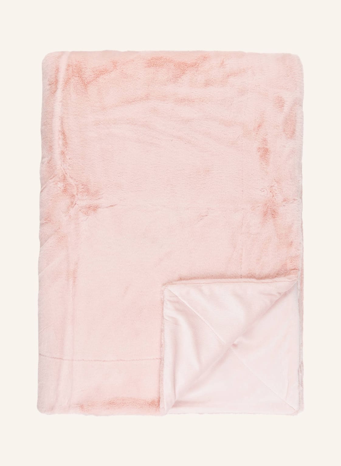 Image of Essenza Plaid Furry rosa