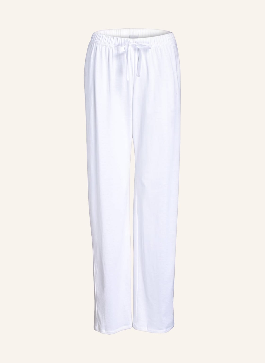 Image of Hanro Lounge-Hose Cotton Deluxe weiss