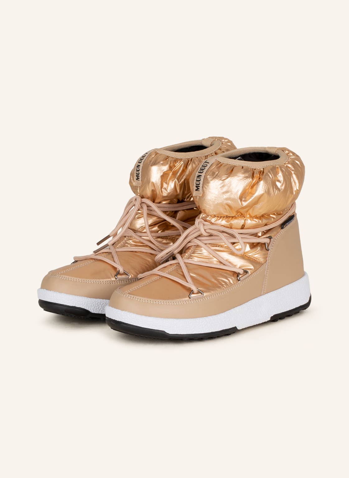 Image of Moon Boot Moon Boots Low Nylon Wp rosegold