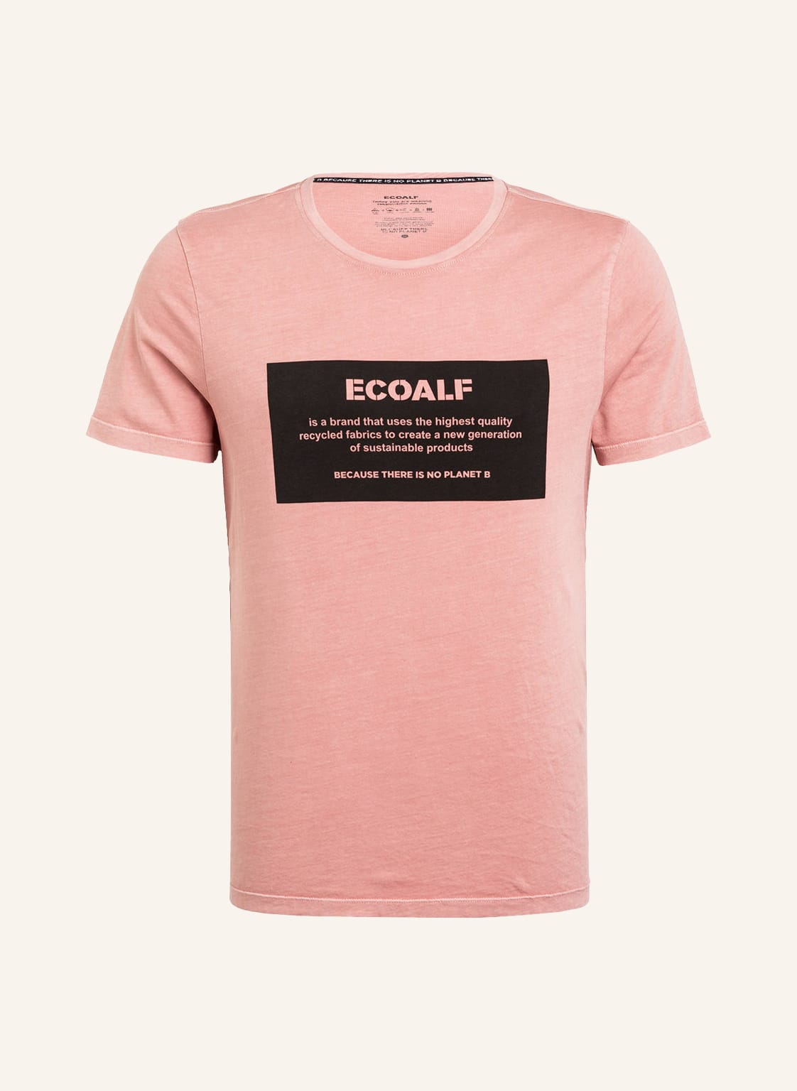 Image of Ecoalf T-Shirt Natal Label rosa