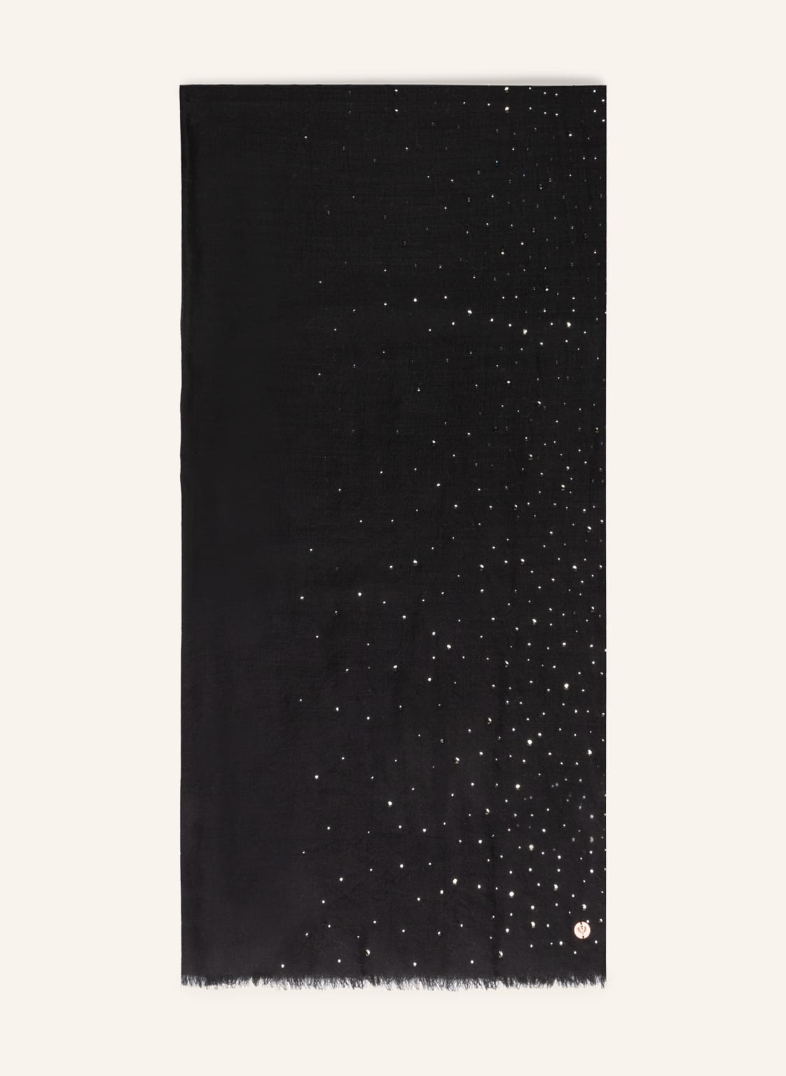 Image of Fraas Schal Mit Schmucksteinbesatz schwarz