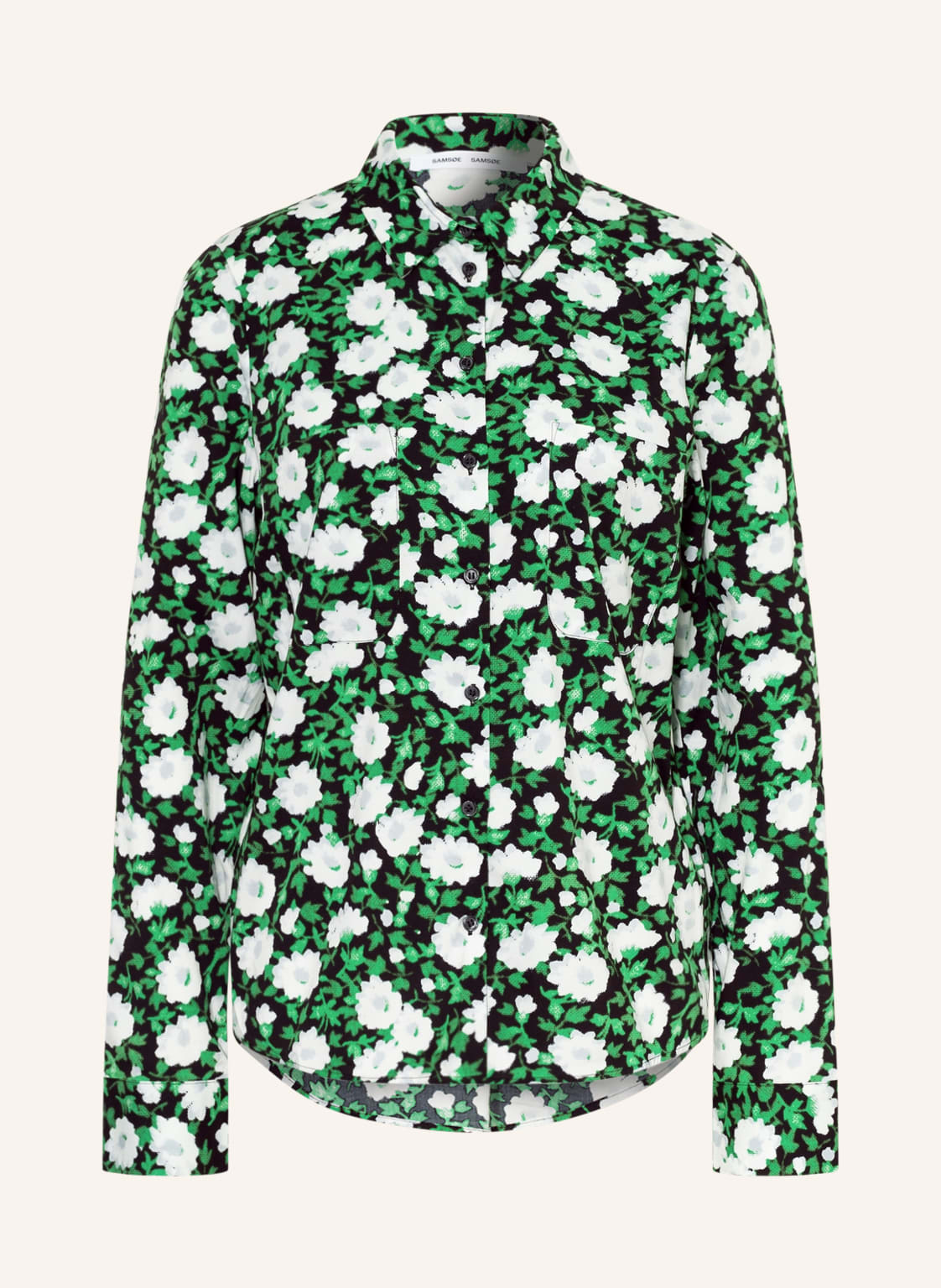 Image of Samsøe Samsøe Hemdbluse Milly gruen