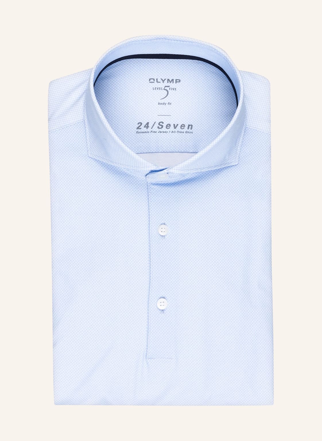 Image of Olymp Hemd Level Five 24/Seven Body Fit blau