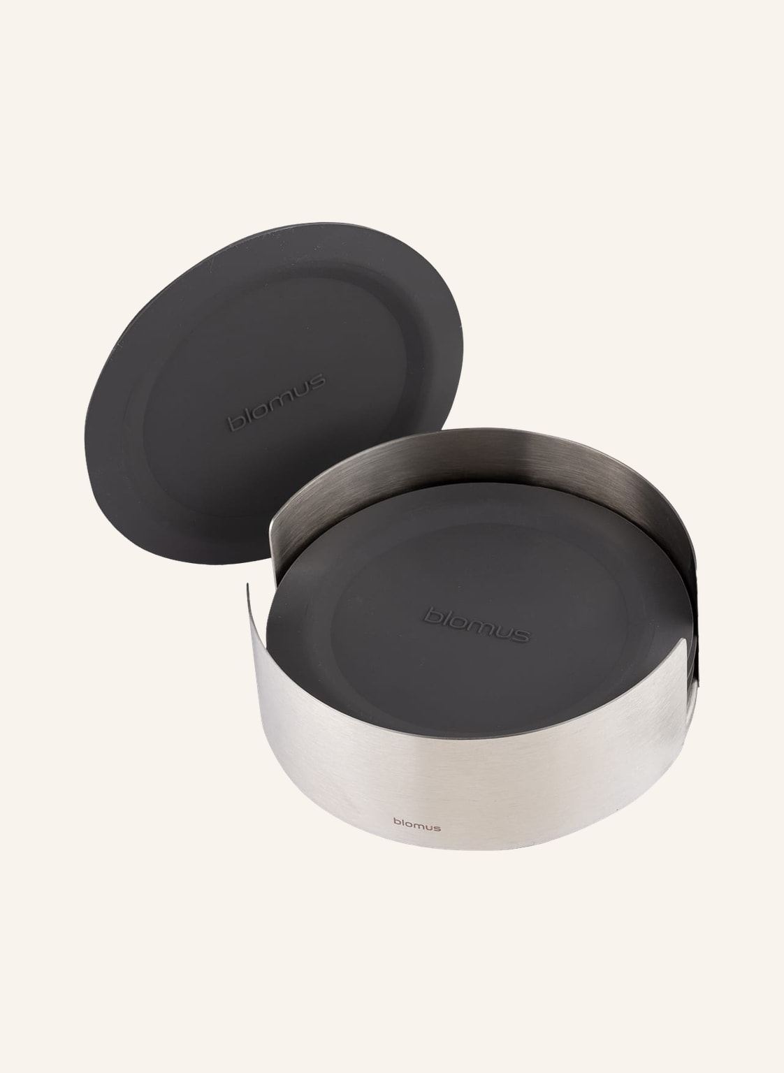 Image of Blomus 6er-Set Untersetzer Lareto grau