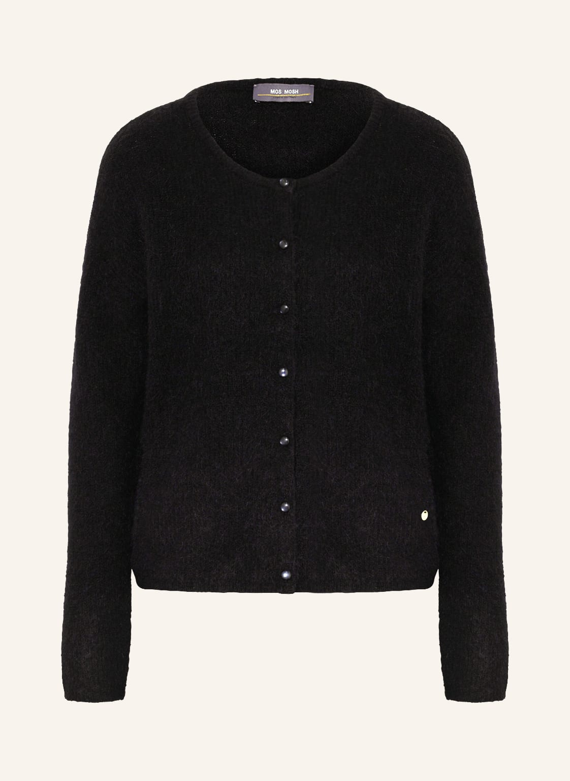 Image of Mos Mosh Strickjacke Almine Mit Alpaka schwarz