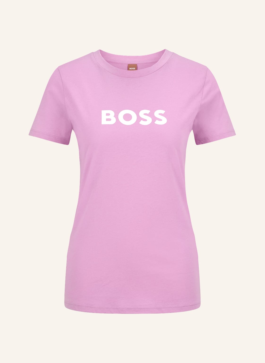 Image of Boss T-Shirt Elogo rosa