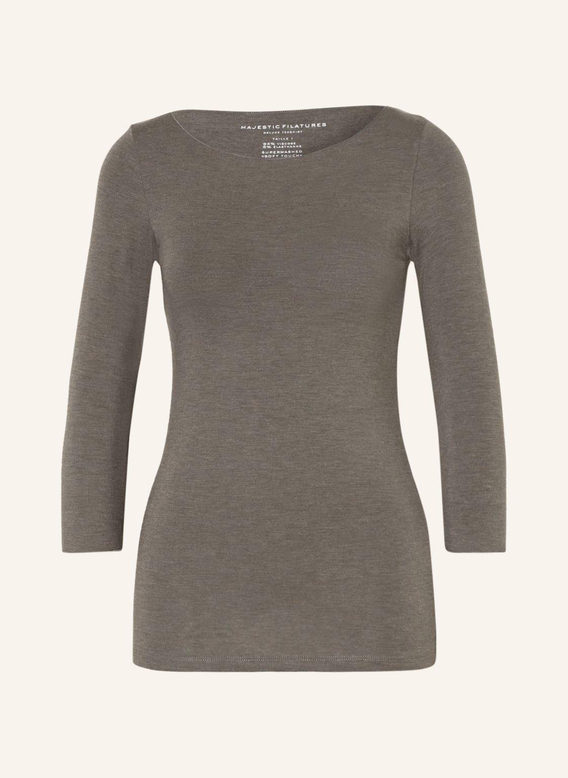 Image of Majestic Filatures Shirt Mit 3/4-Arm gruen