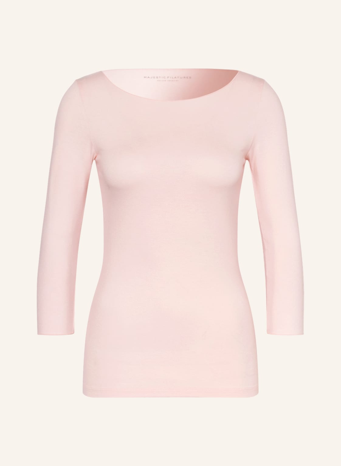 Image of Majestic Filatures Shirt Mit 3/4-Arm rosa