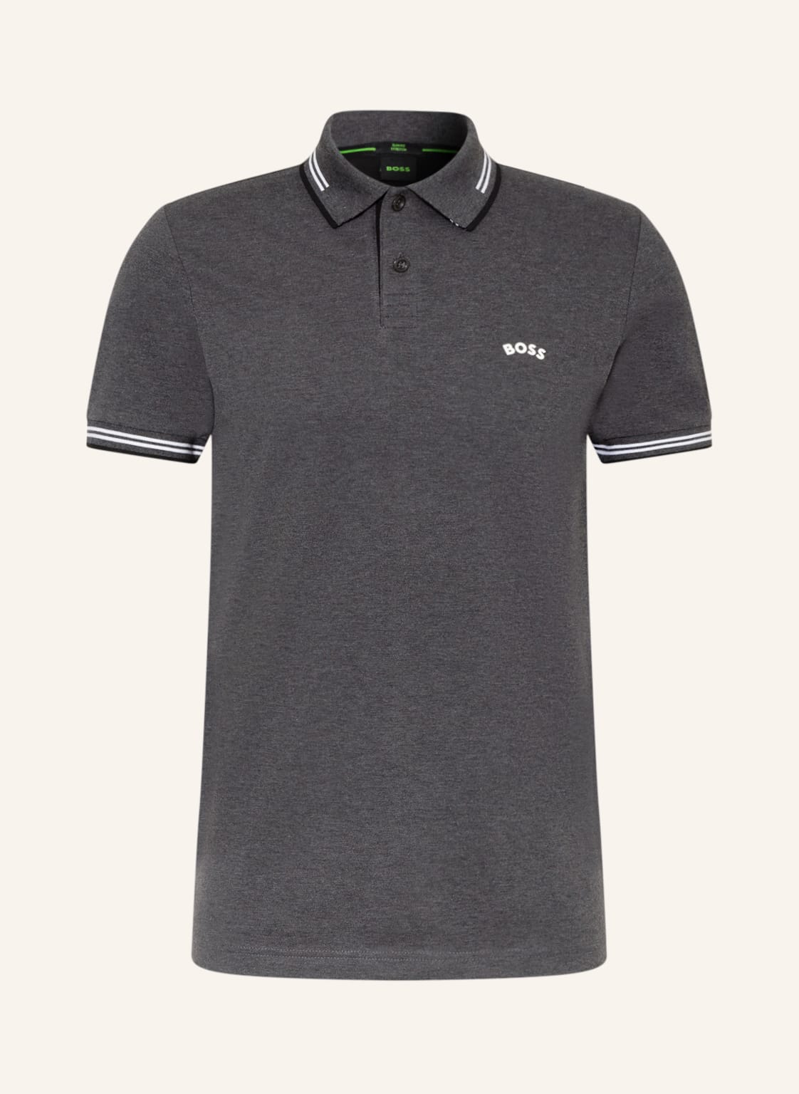 Image of Boss Jersey-Poloshirt Paul Slim Fit grau