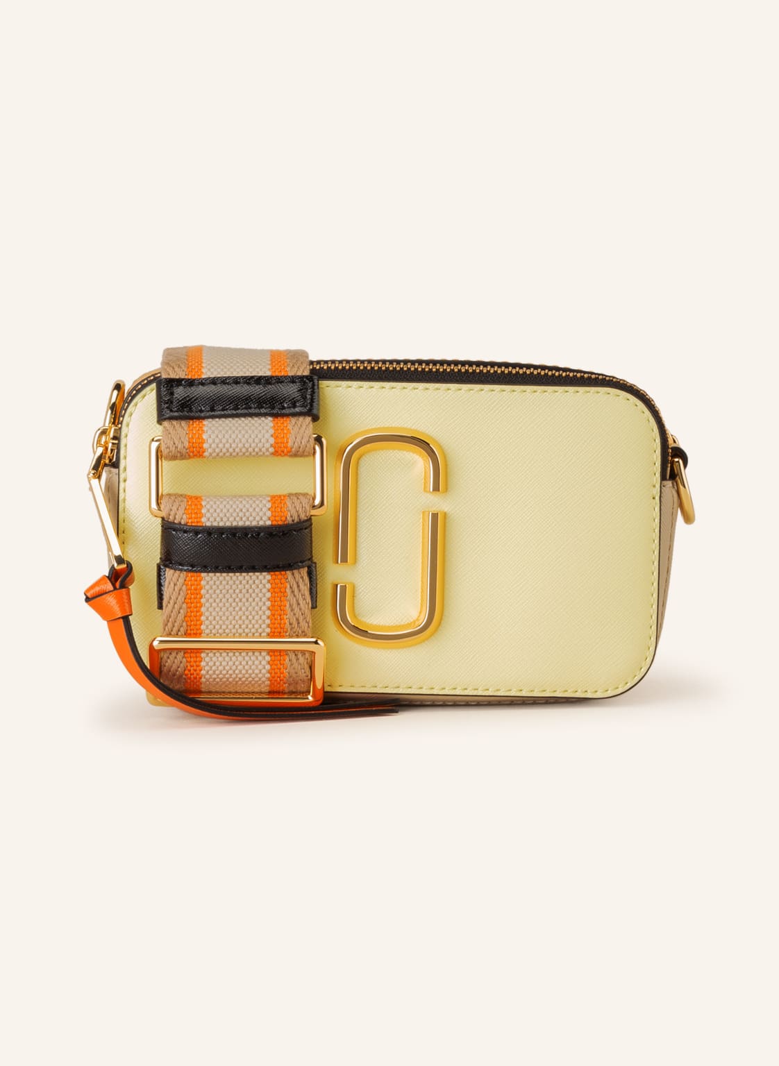 Image of Marc Jacobs Saffiano-Umhängetasche Snapshot gelb