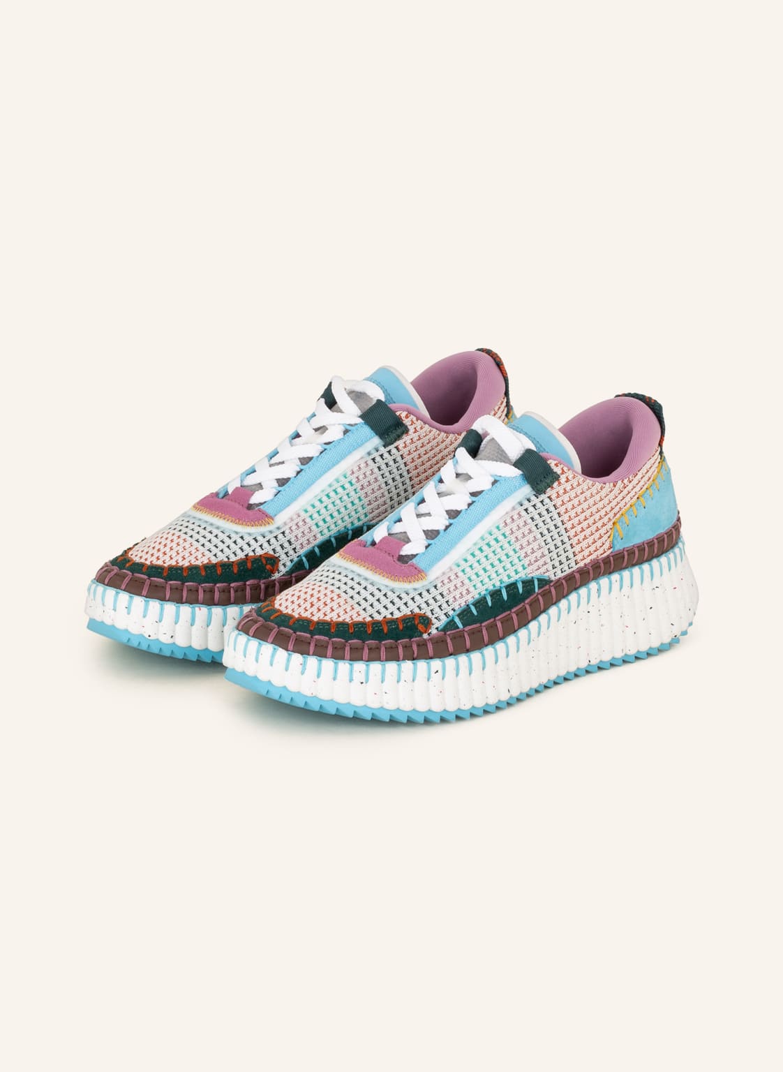 Image of Chloé Sneaker Nama violett