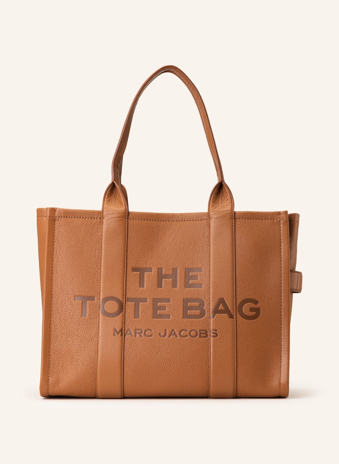 Image of Marc Jacobs Shopper The Leather Tote Bag L braun