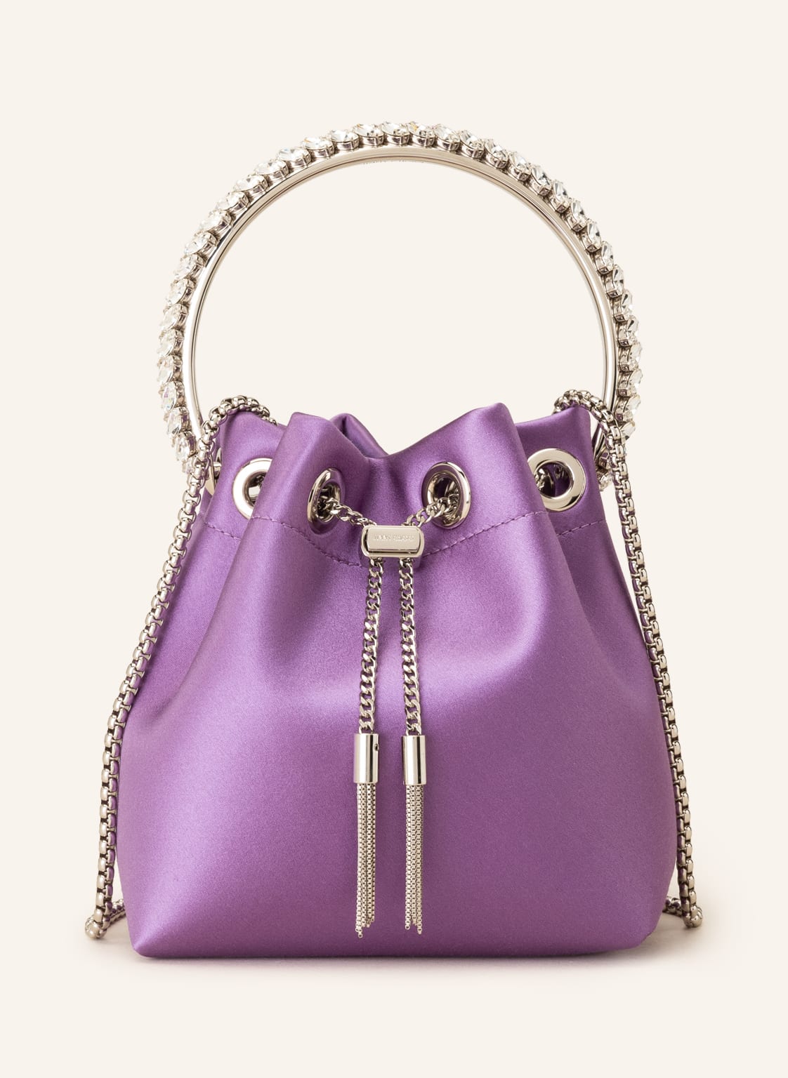 Image of Jimmy Choo Beuteltasche Bonbon Bucket violett