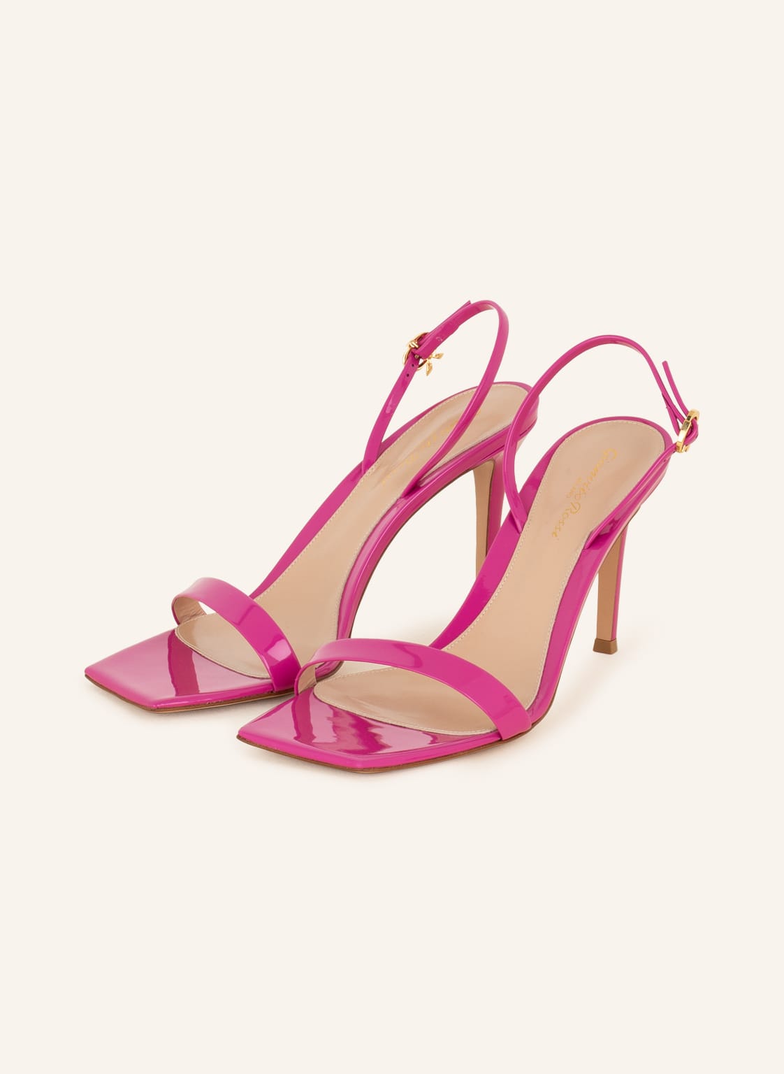 Image of Gianvito Rossi Sandaletten Vernice pink