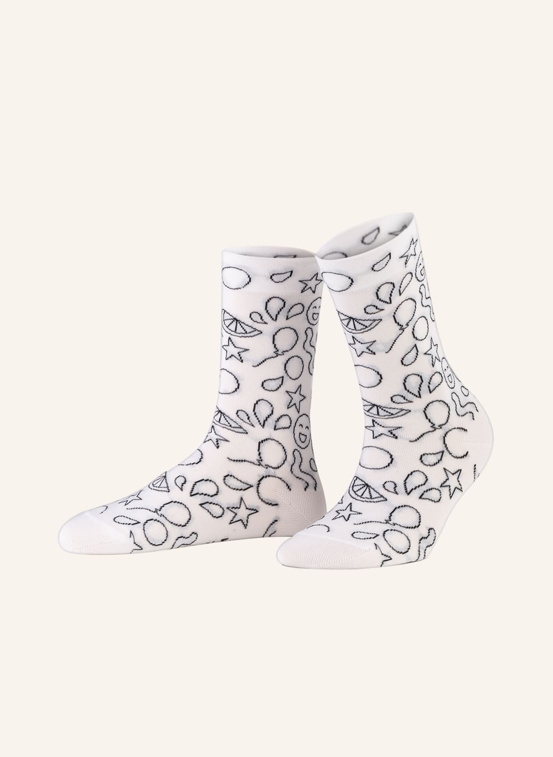 Image of Falke Socken Paint Your Own Socks Mit Textilstiften weiss