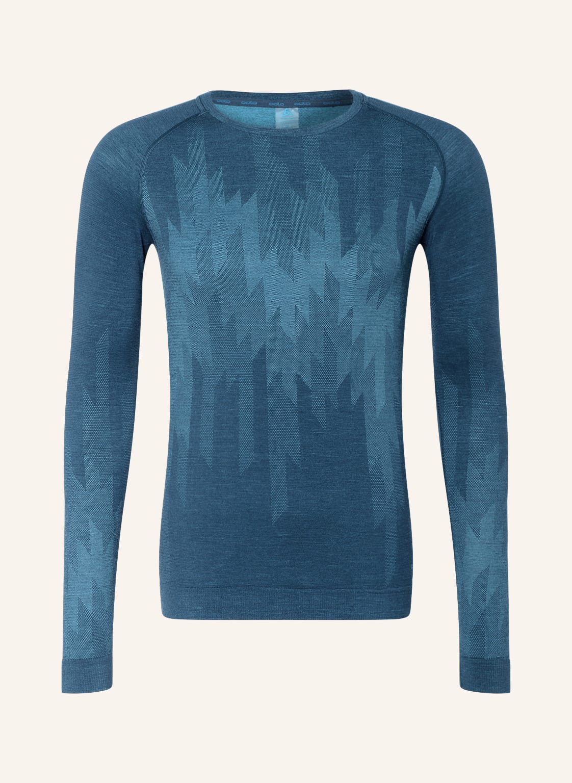 Image of Odlo Funktionswäsche-Shirt Kinship Performance 200 Mit Merinowolle blau