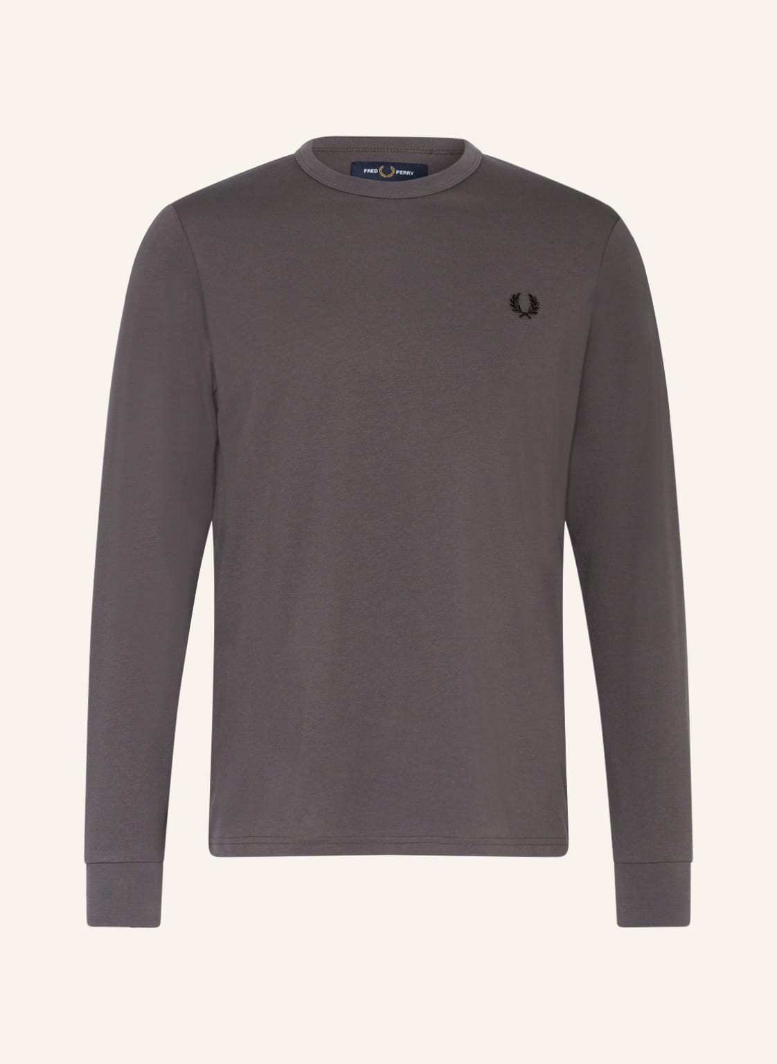 Image of Fred Perry Longsleeve grau