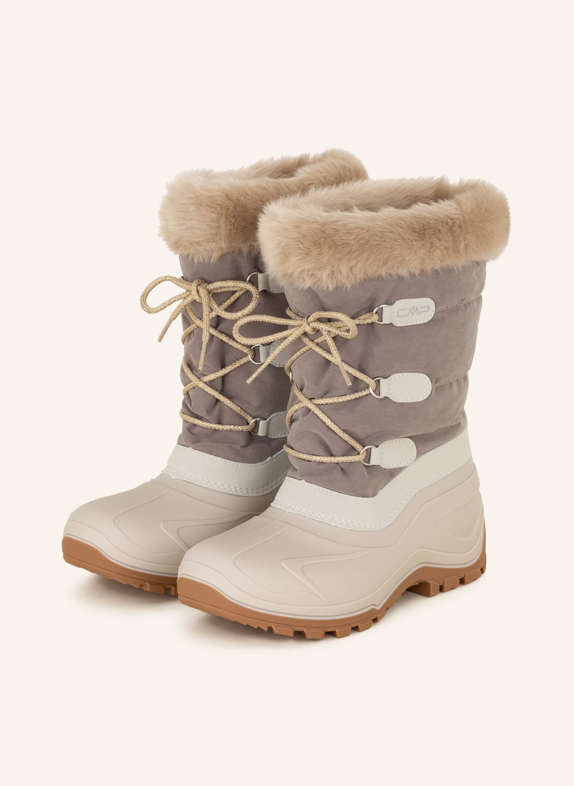 Image of Cmp Boots Nietos Mit Kunstpelz weiss