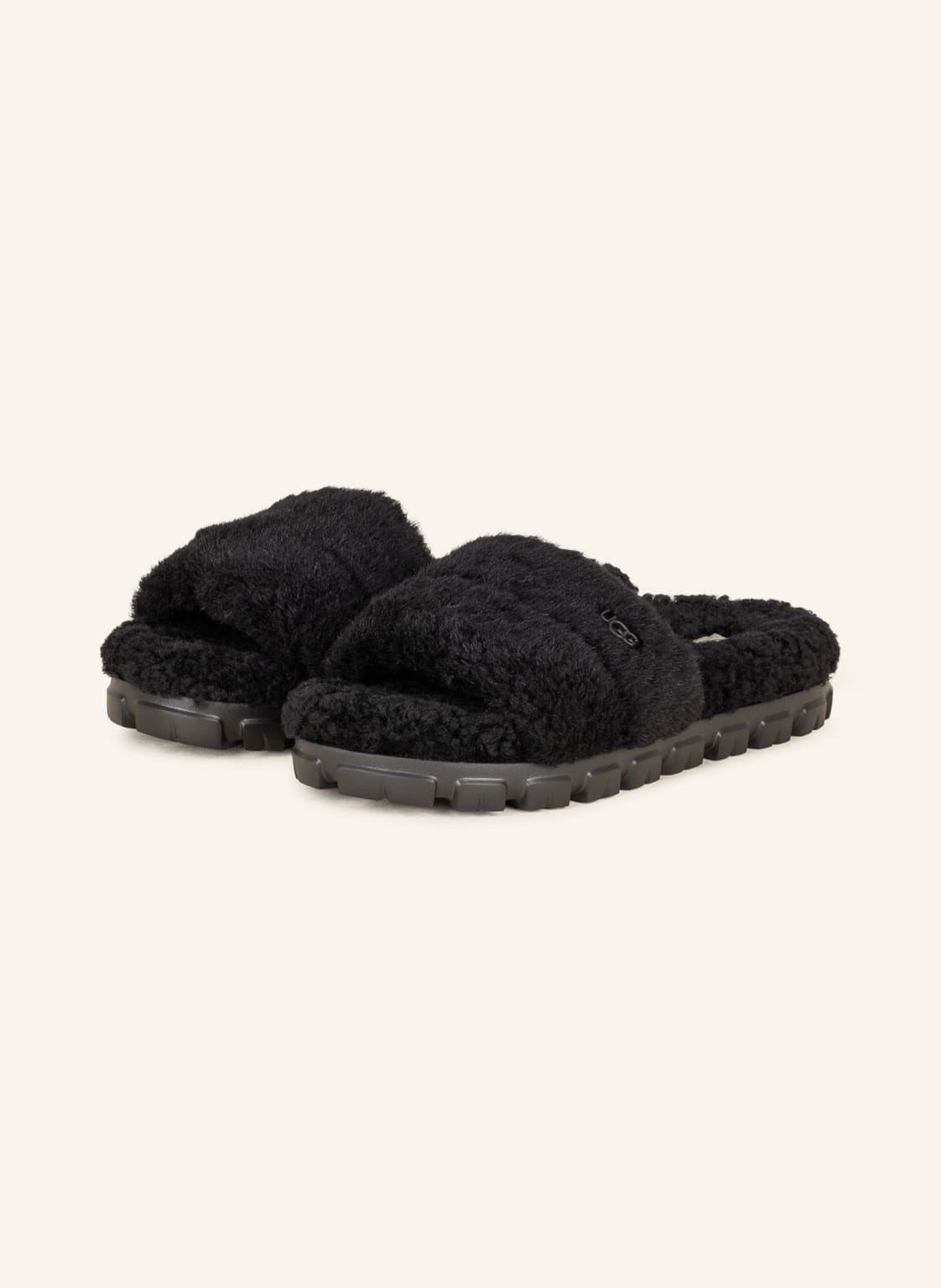 Image of Ugg Hausschuhe Cozetta Curly schwarz