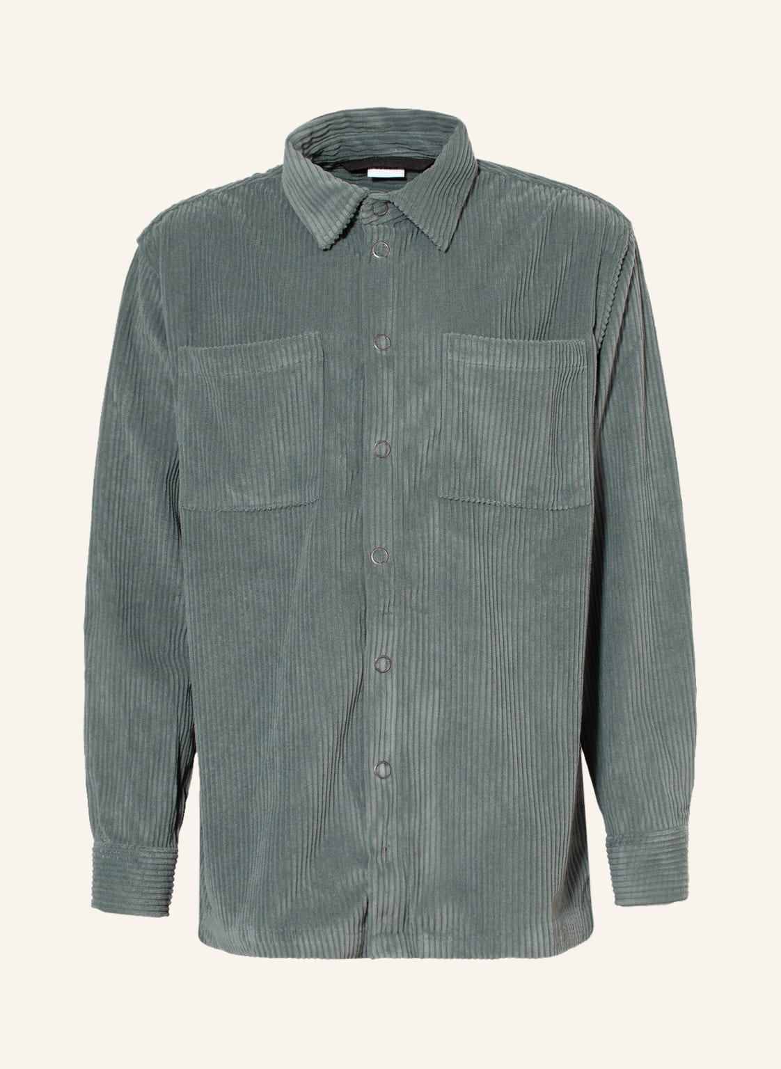 Image of Name It Cord-Overshirt gruen