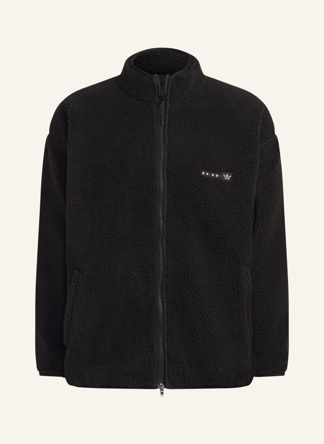 Image of Adidas Originals Teddyfell-Jacke schwarz