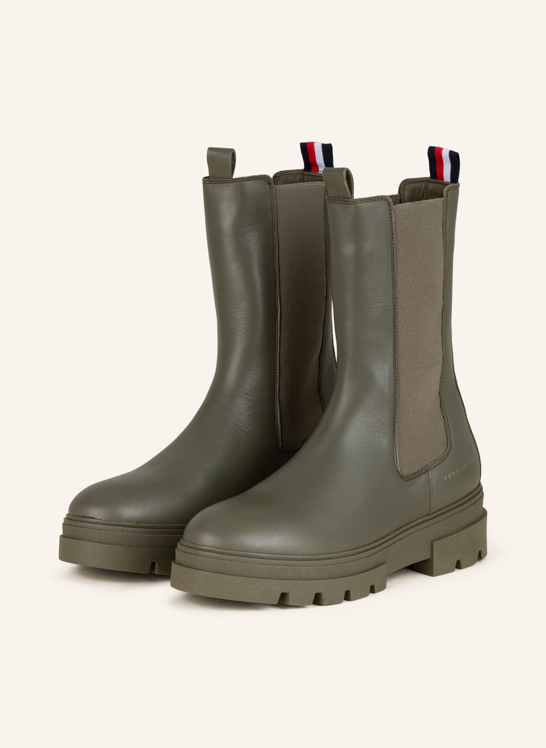 Image of Tommy Hilfiger Chelsea-Boots gruen