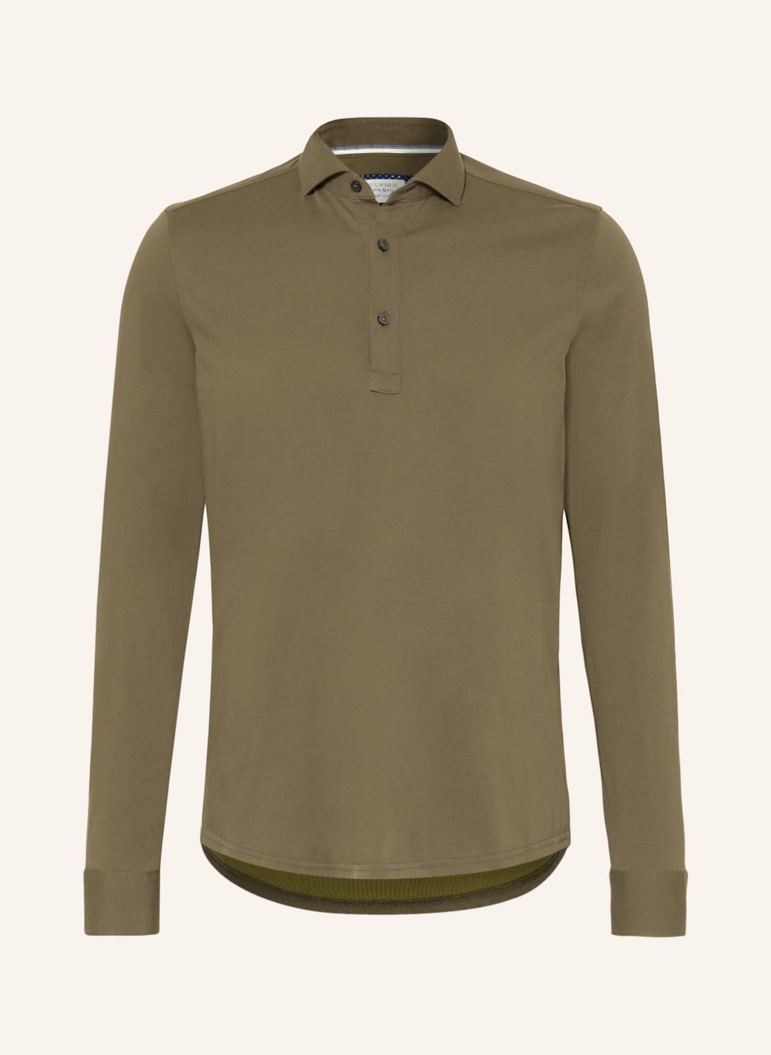 Image of Olymp Jersey-Poloshirt Level Five Smart Casual Body Fit gruen