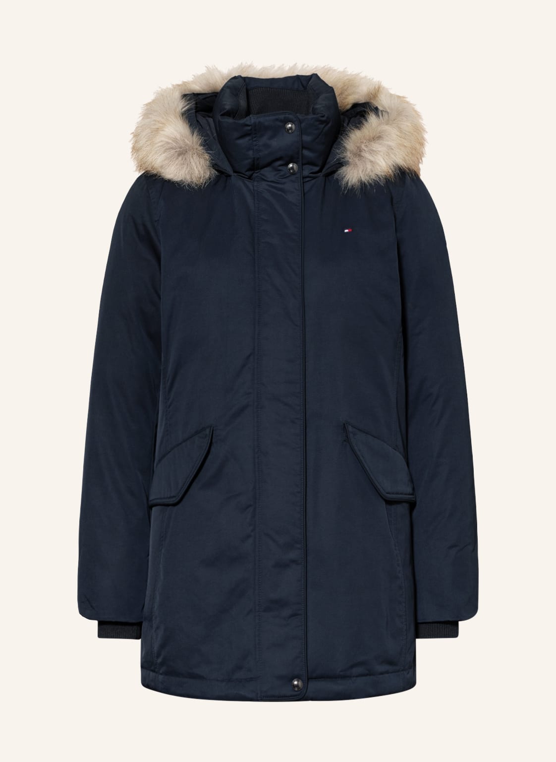 Image of Tommy Hilfiger Parka Mit Dupont™ Sorona®-Isolierung Und Abnehmbarem Kunstpelz blau