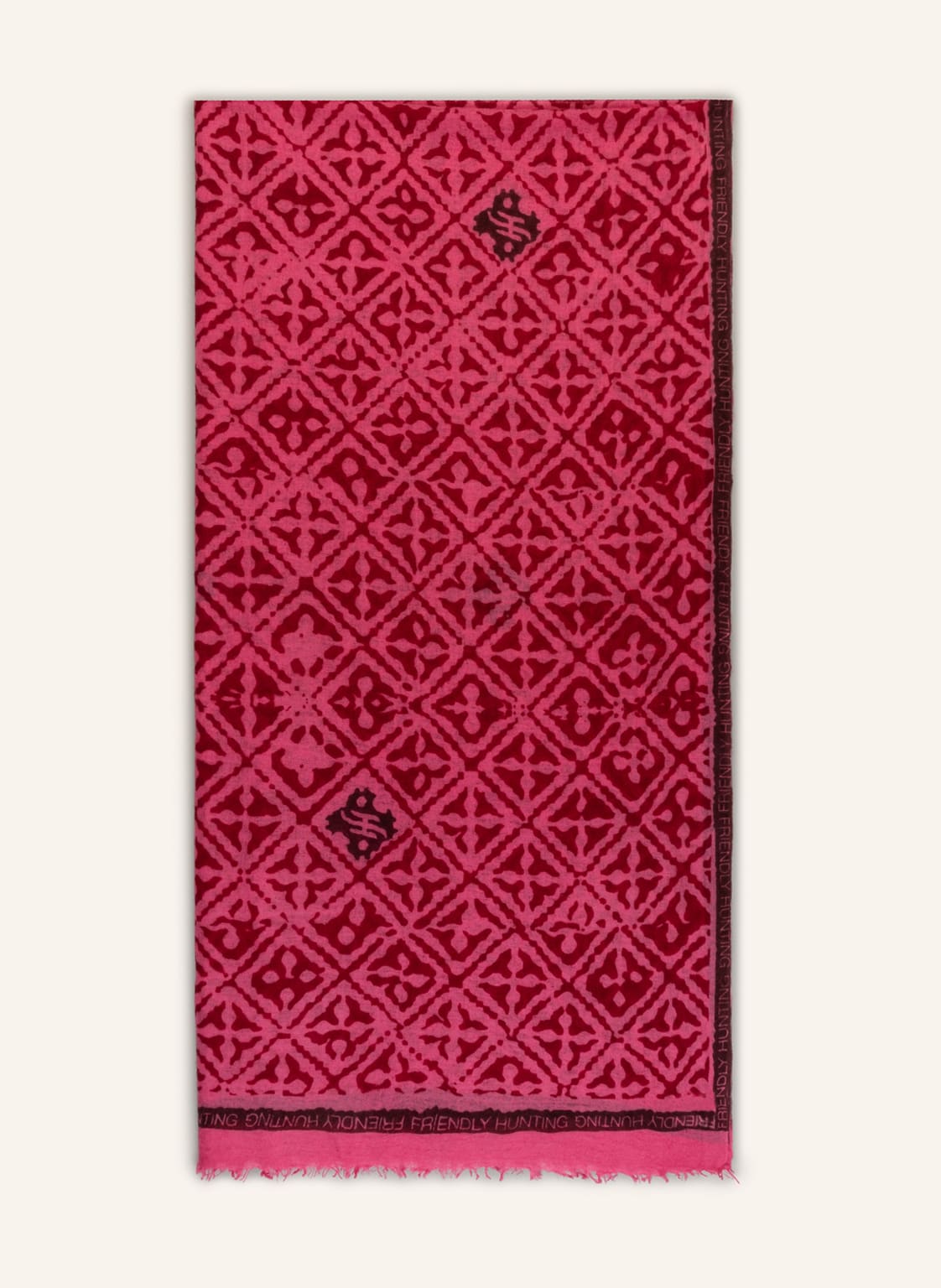 Image of Friendly Hunting Cashmere-Schal Eyes Of Marakech pink