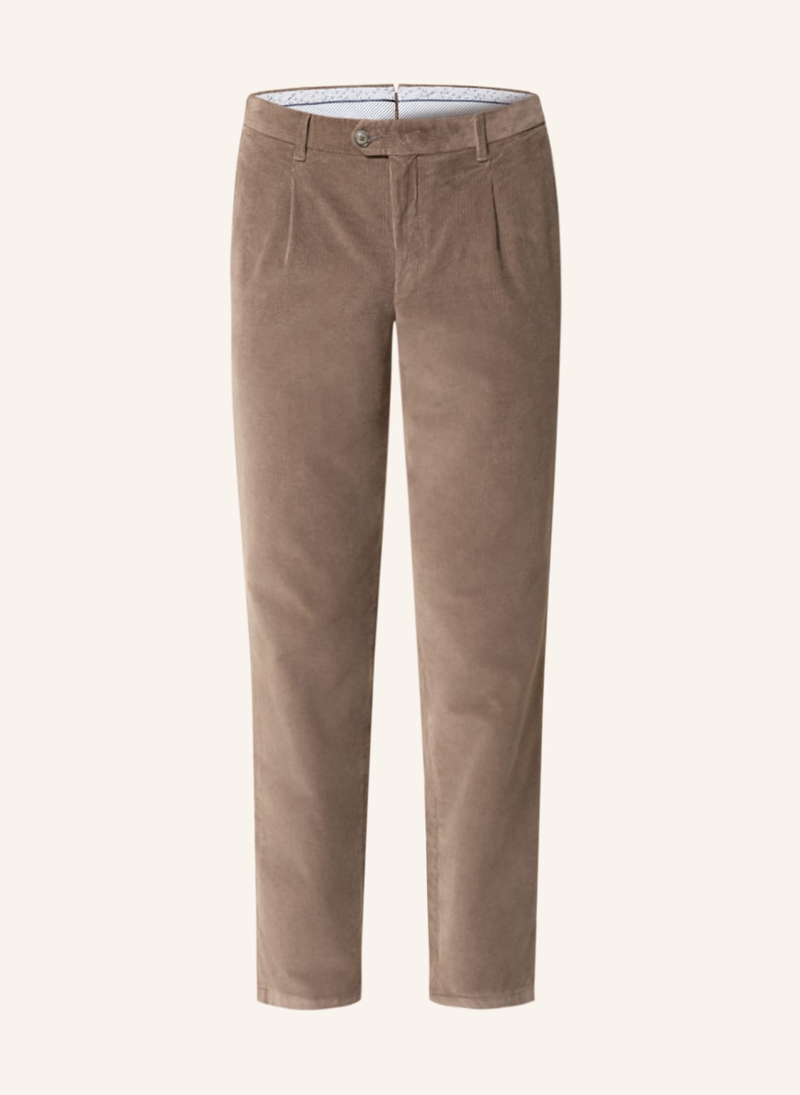Image of Eduard Dressler Cordhose Shaped Fit beige