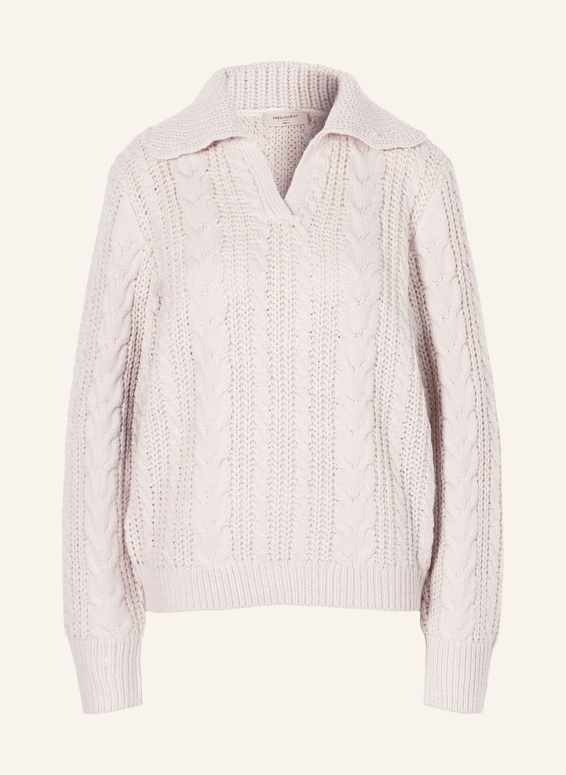 Image of Freequent Pullover beige