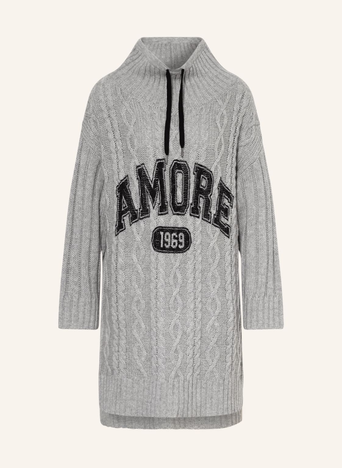 Image of Grace Strickkleid grau