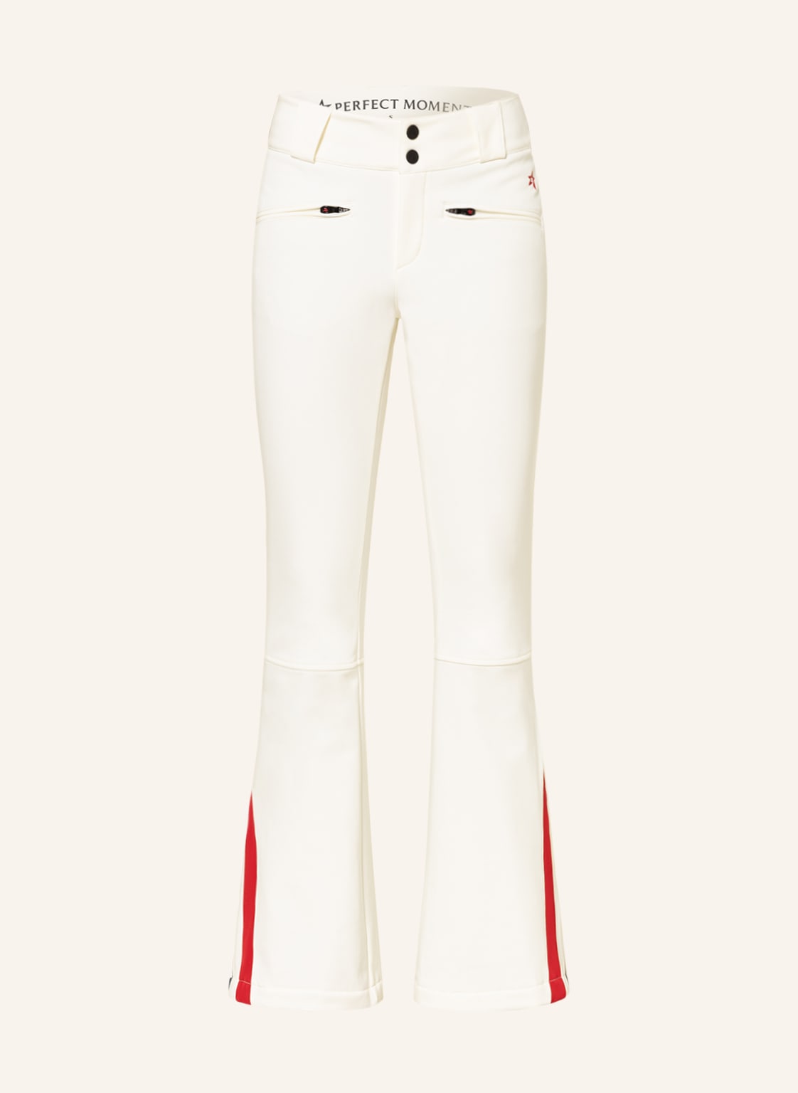 Image of Perfect Moment Softshell-Skihose Chevron weiss