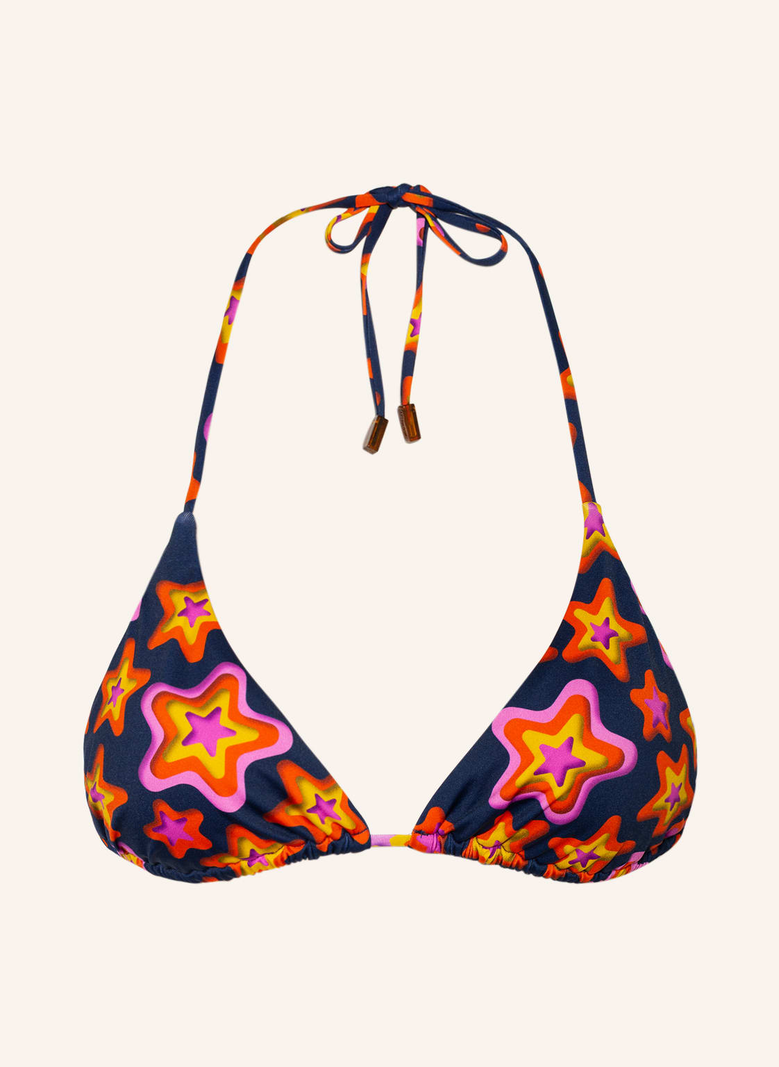 Image of Vilebrequin Triangel-Bikini-Top Fleur blau