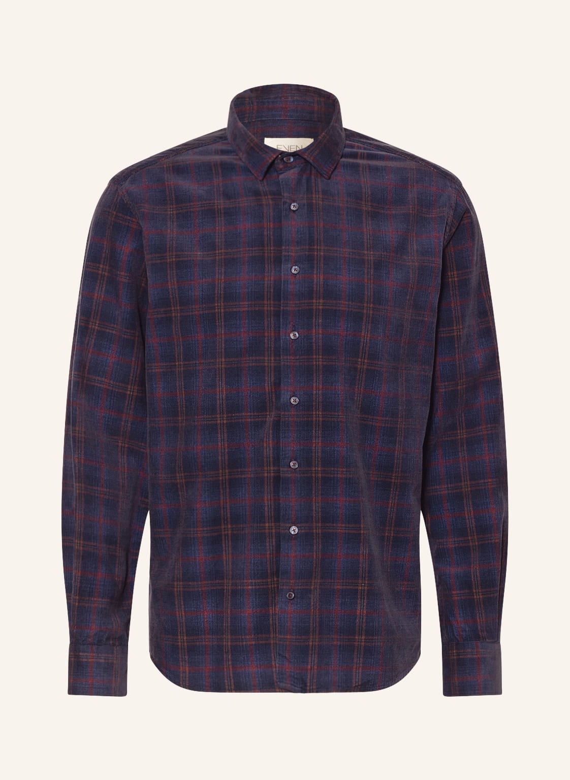 Image of Eterna Cordhemd Regular Fit blau