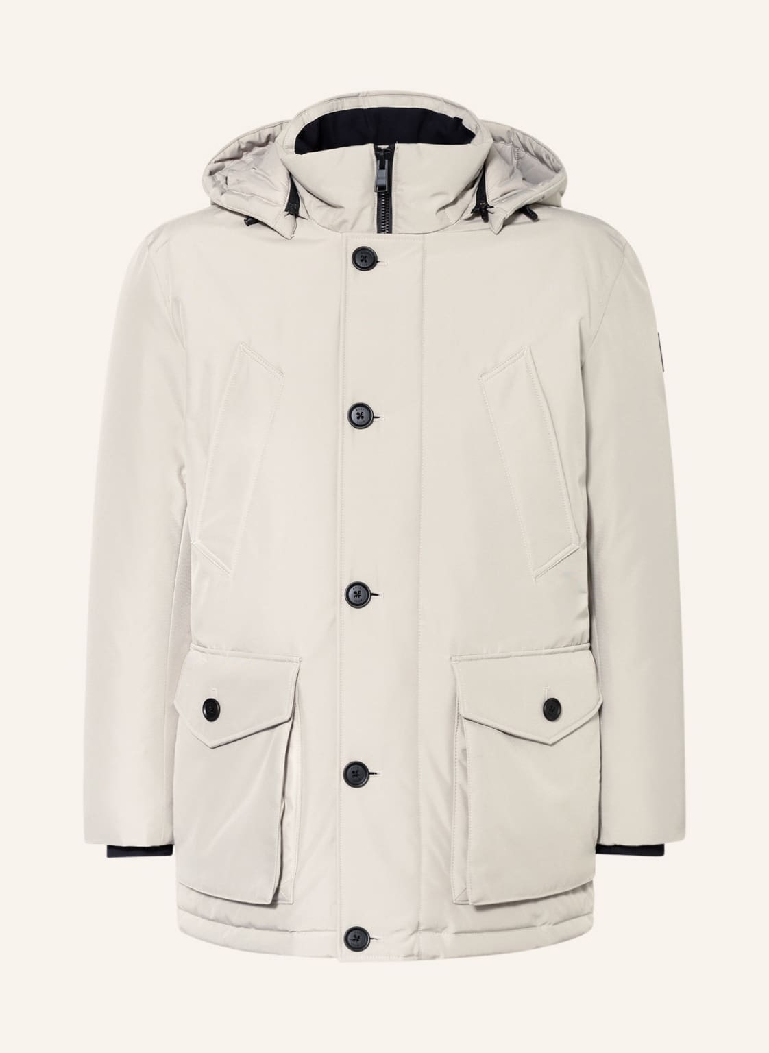 Image of Boss Parka Osiass grau