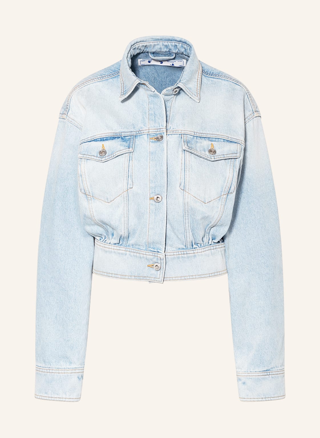 Image of Off-White Jeansjacke blau