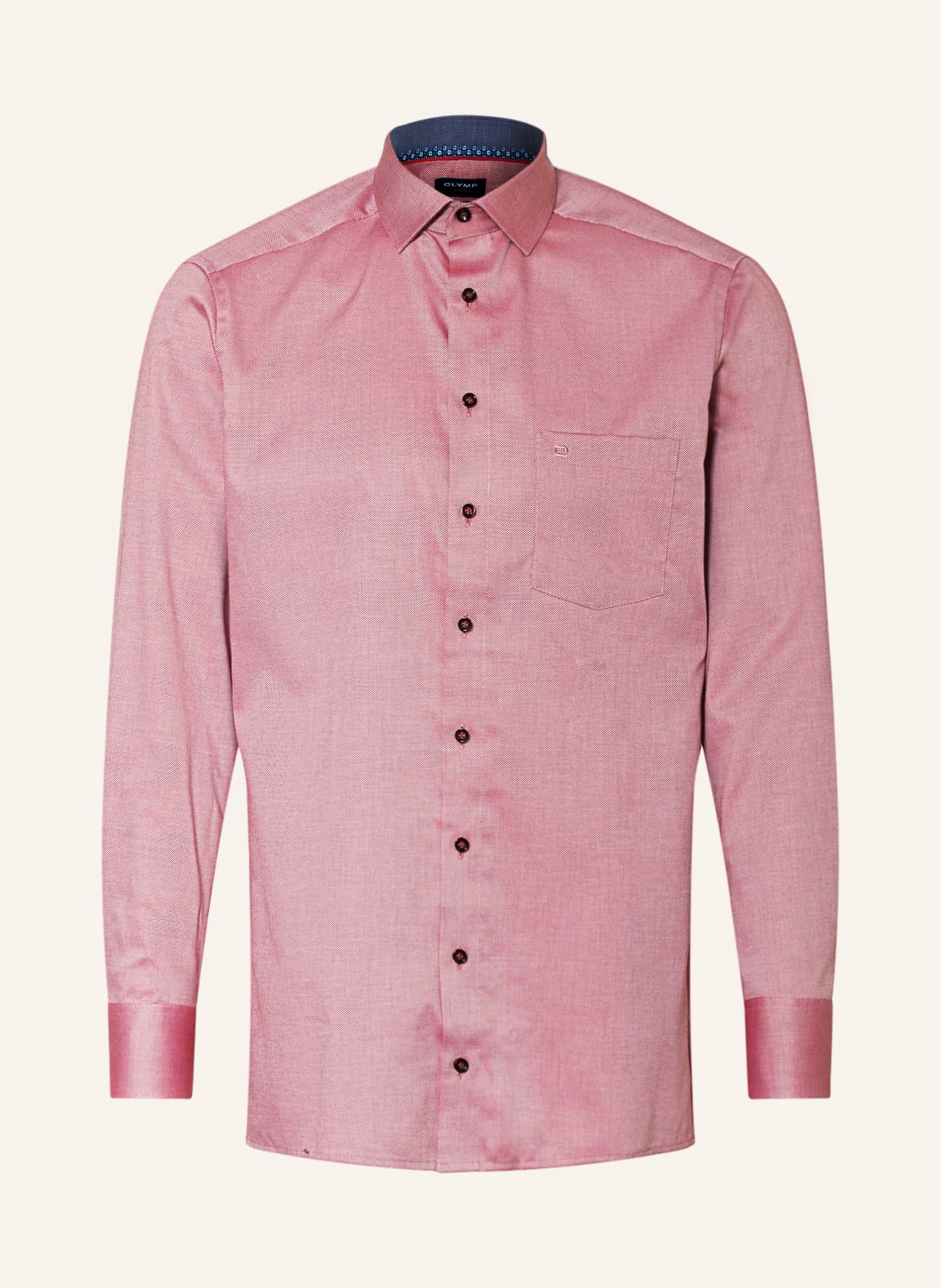 Image of Olymp Piqué-Hemd Luxor Modern Fit rot