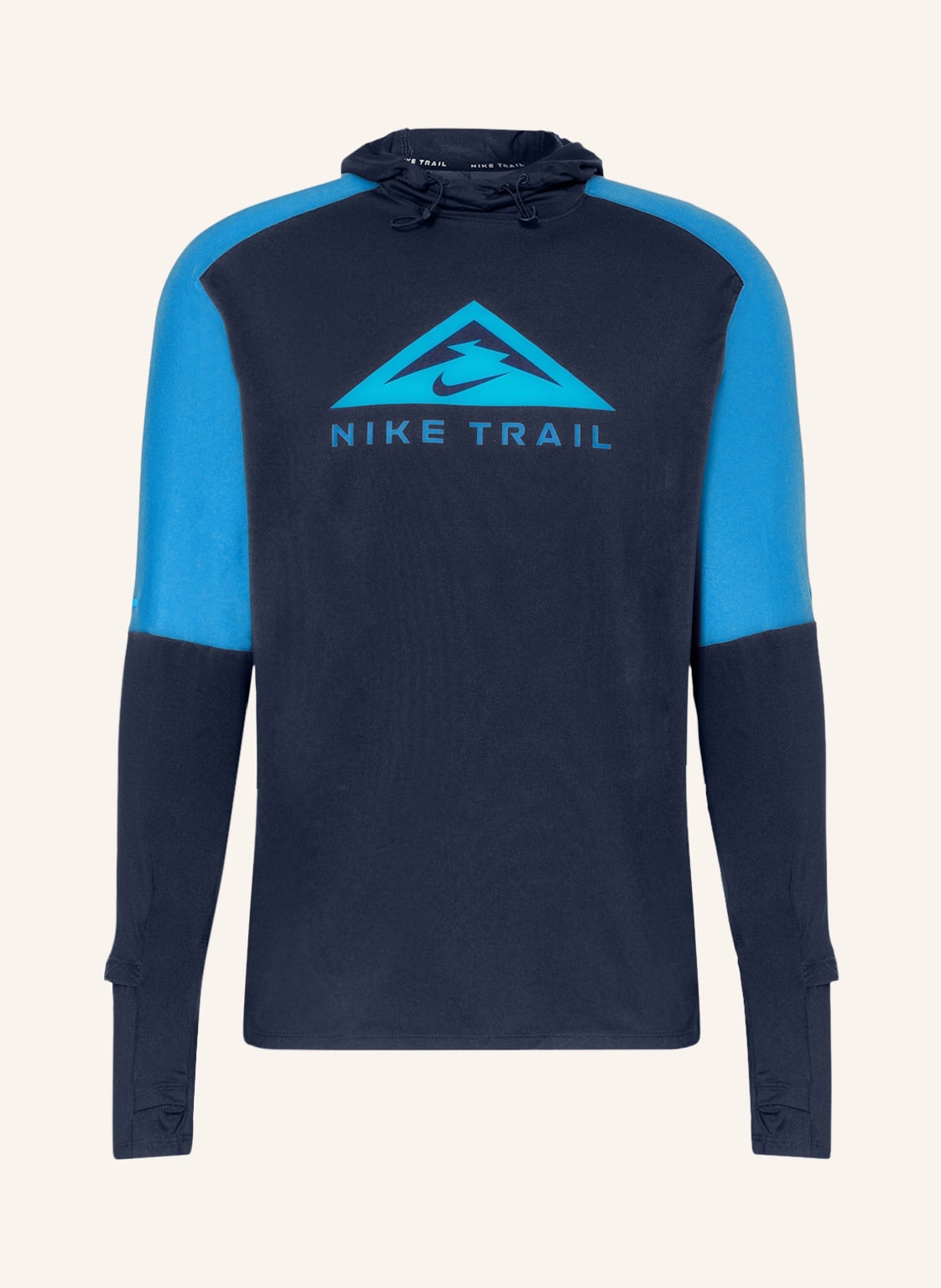 Image of Nike Laufshirt Dri-Fit Trail blau