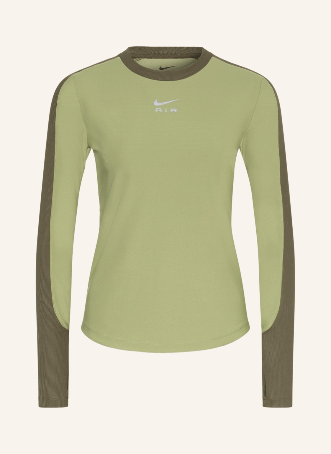 Image of Nike Laufshirt Air Dri-Fit Mit Mesh gruen