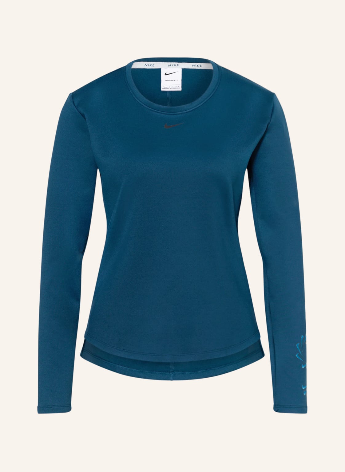 Image of Nike Longsleeve Therma-Fit One gruen