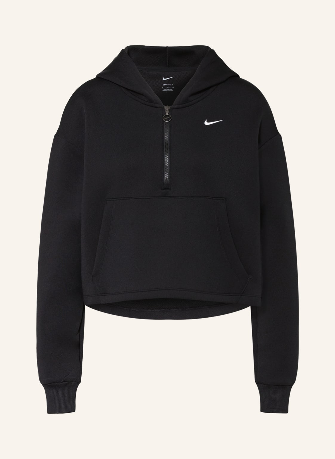 Image of Nike Cropped-Hoodie Dri-Fit schwarz