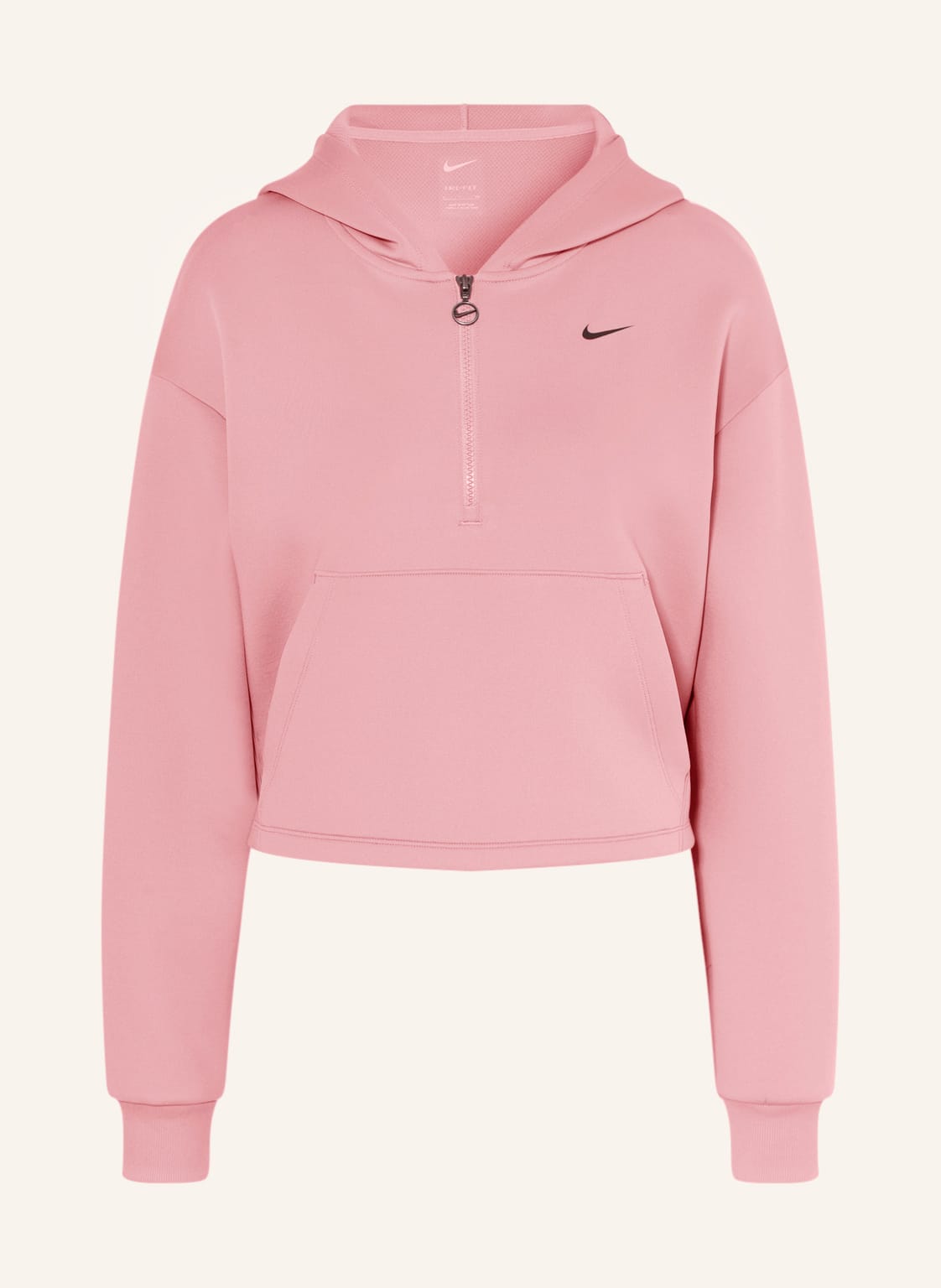 Image of Nike Cropped-Hoodie Dri-Fit rosa