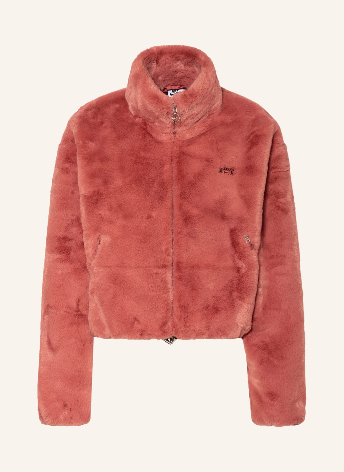 Image of Nike Kunstfell-Jacke pink